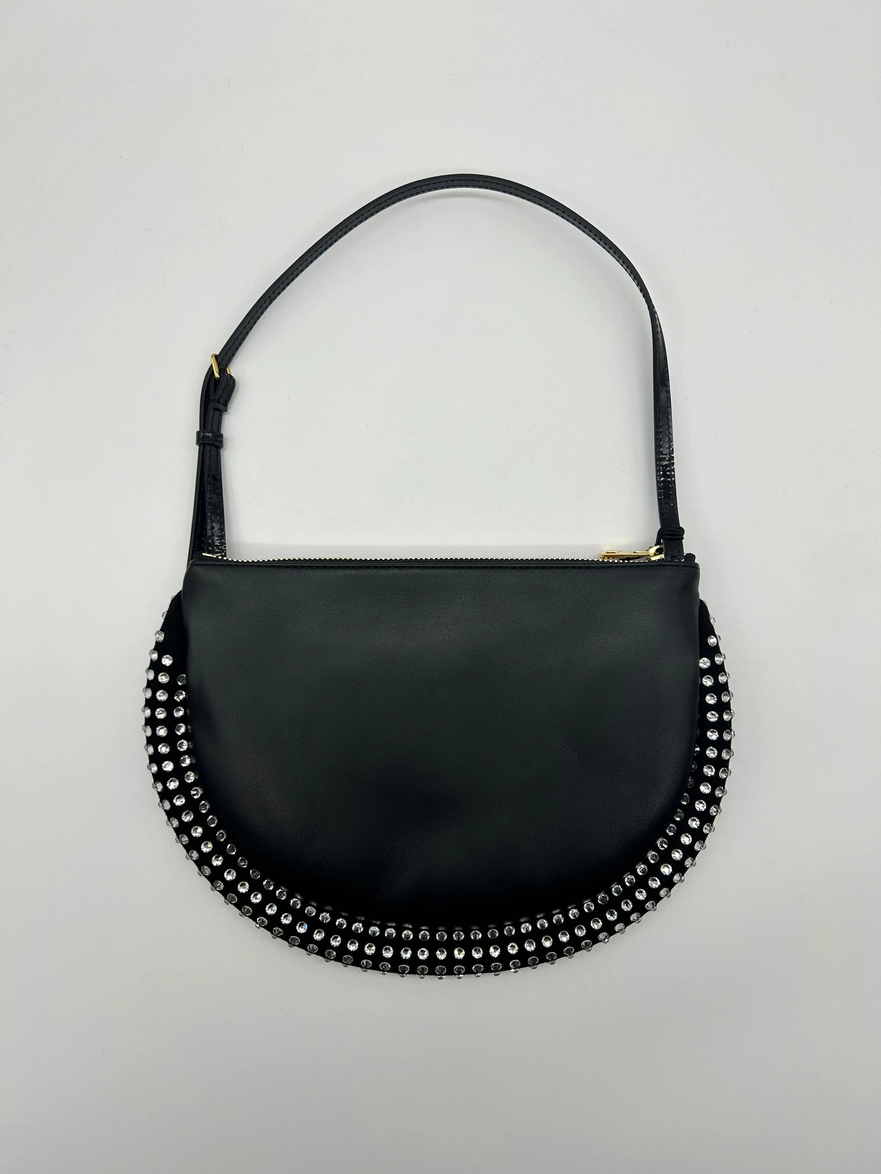 Crystal Bumper Moon Bag