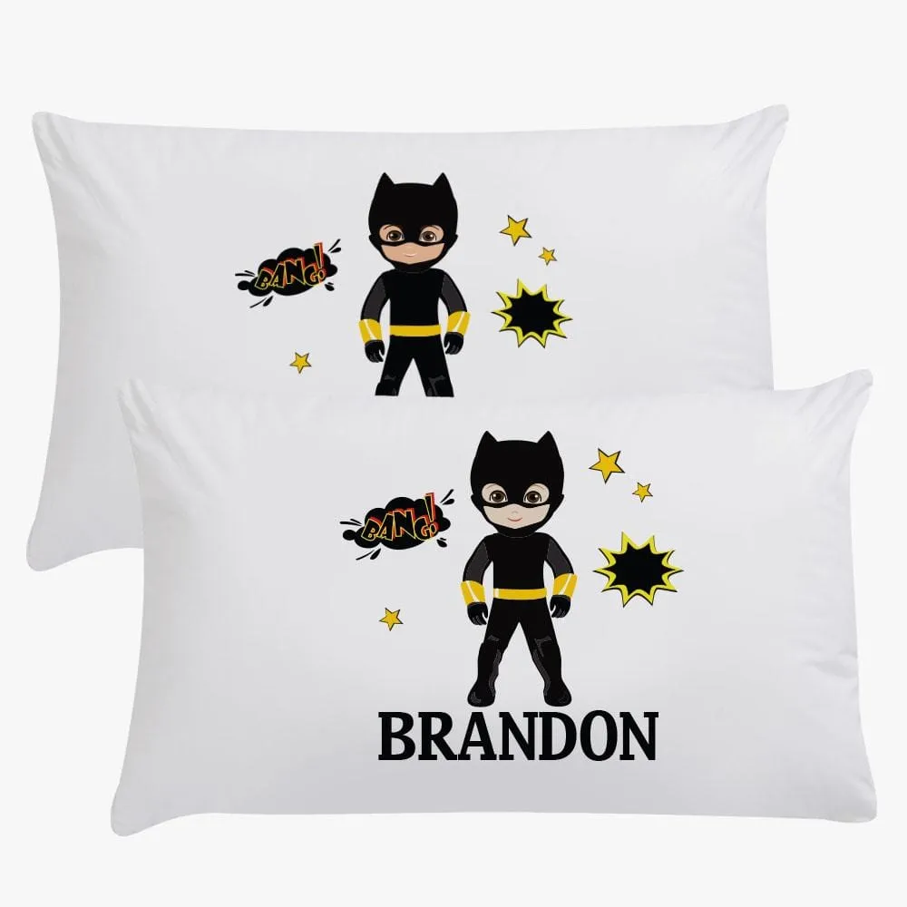 Custom Super Hero Kids Sleeping Pillowcase | Custom Pillow for Kids