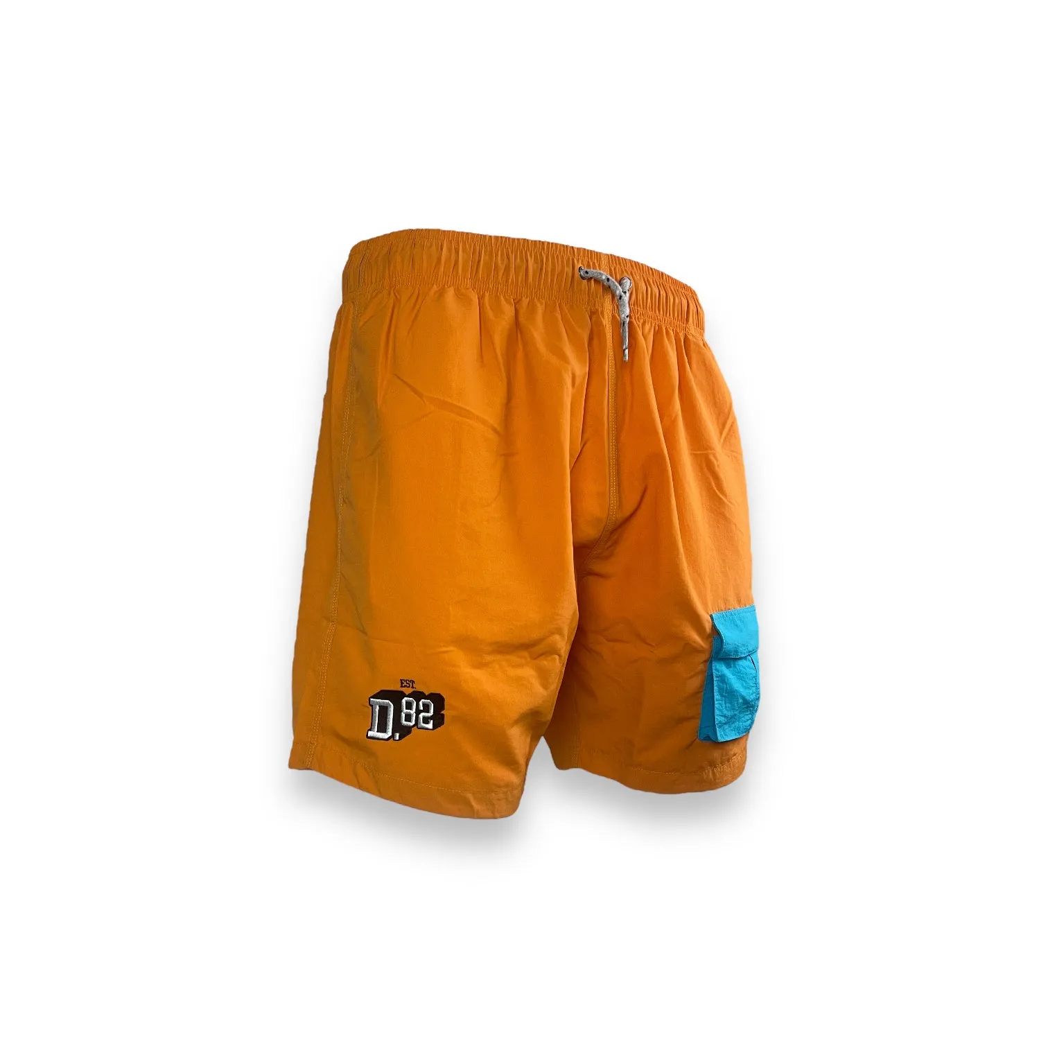 DLAB Hybrid Shorts Orange Blue Pocket