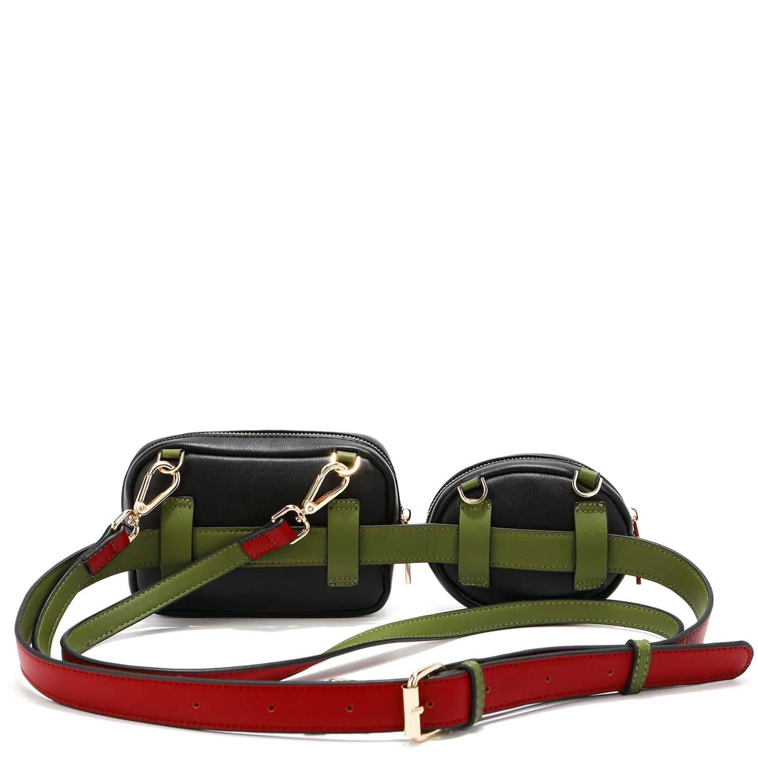 DOUBLE POUCH FANNY PACK