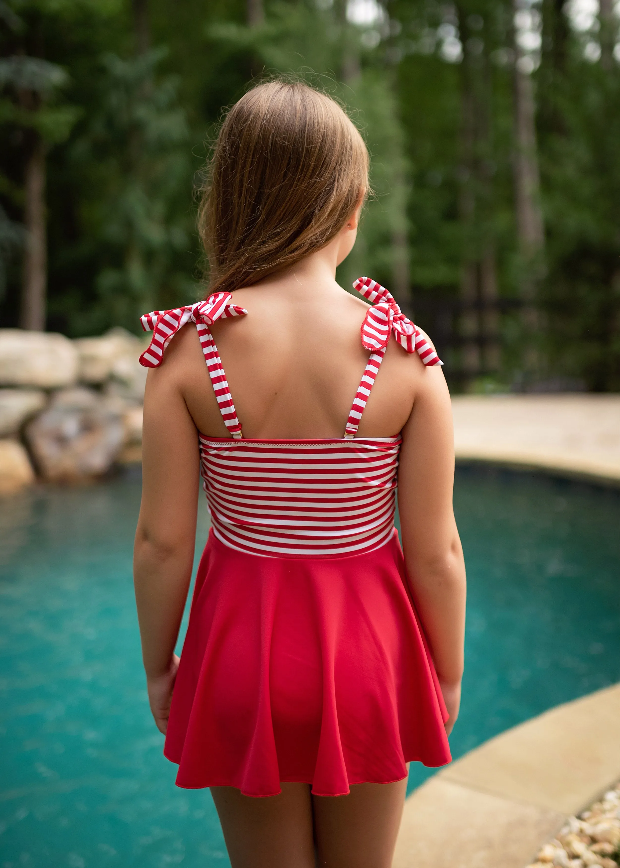 eloise in red/white stripe