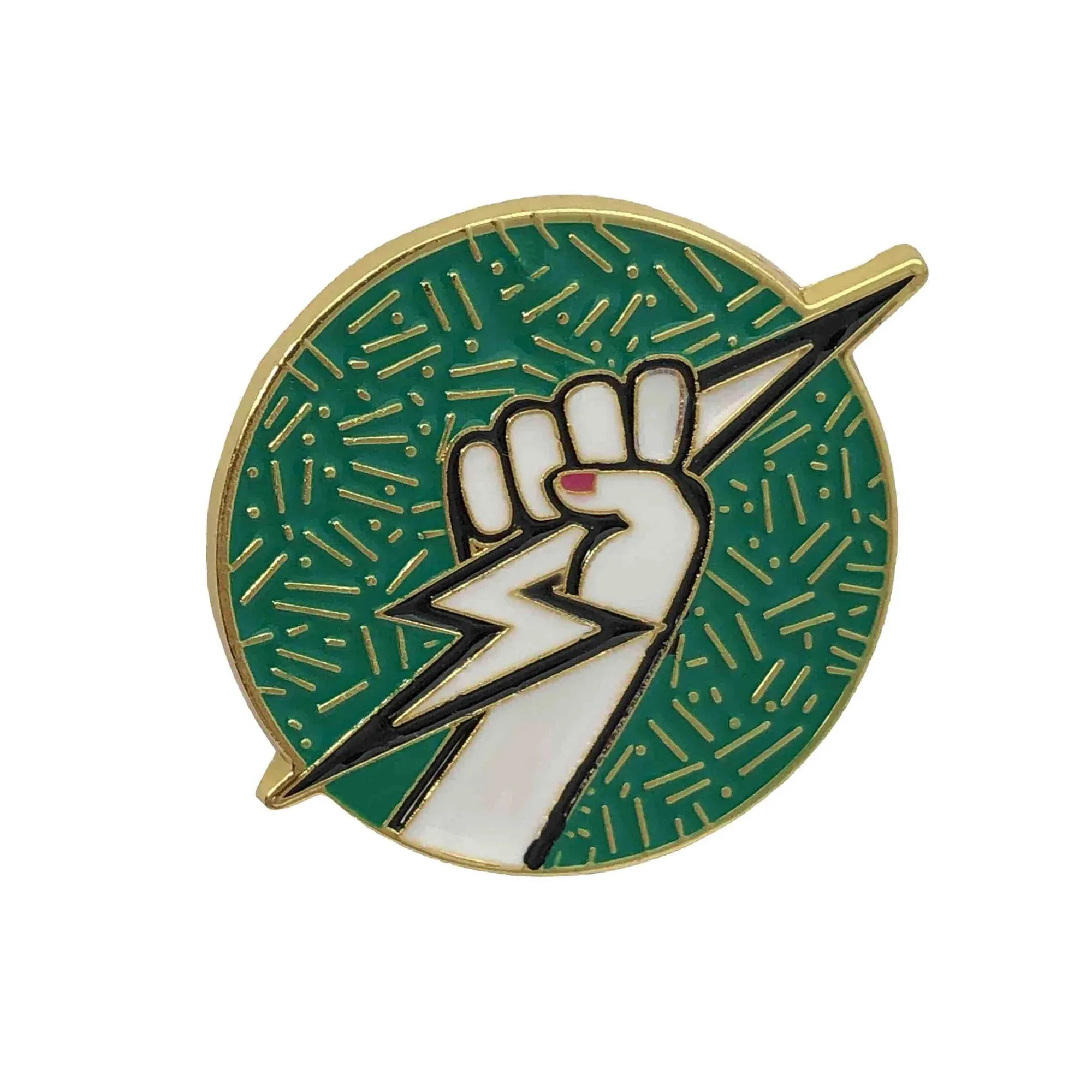 Enamel Power Pins - Several Styles