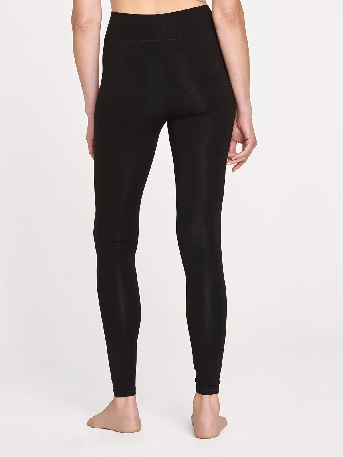 Essential Organic Cotton Leggings - Black