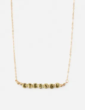 Eternal Letter Necklace