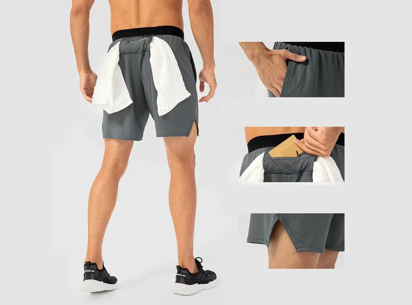 FitVille QuickDry Sports Shorts V2