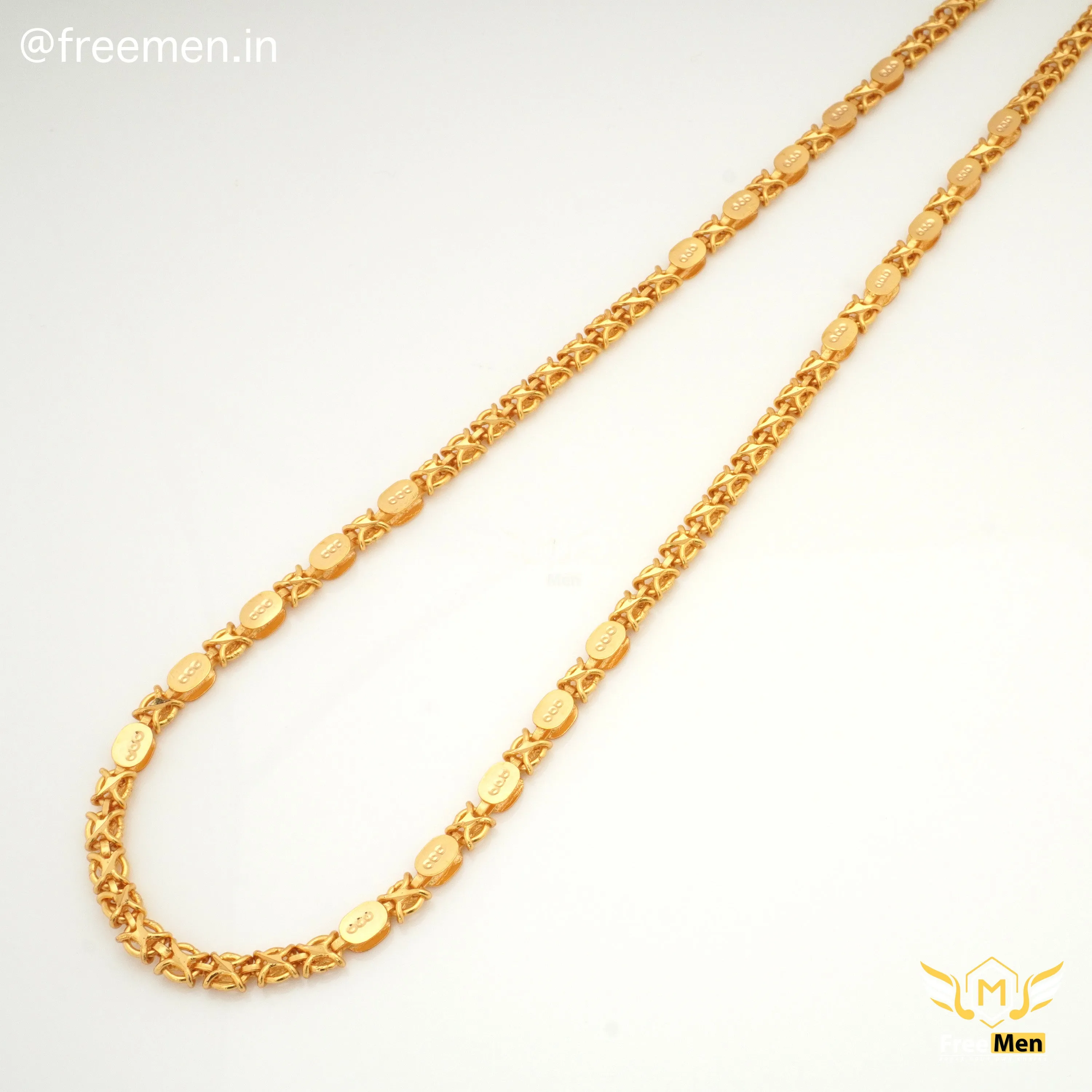 Freemen Elegant Nice Delicate Golden Chain for Men- FMC20