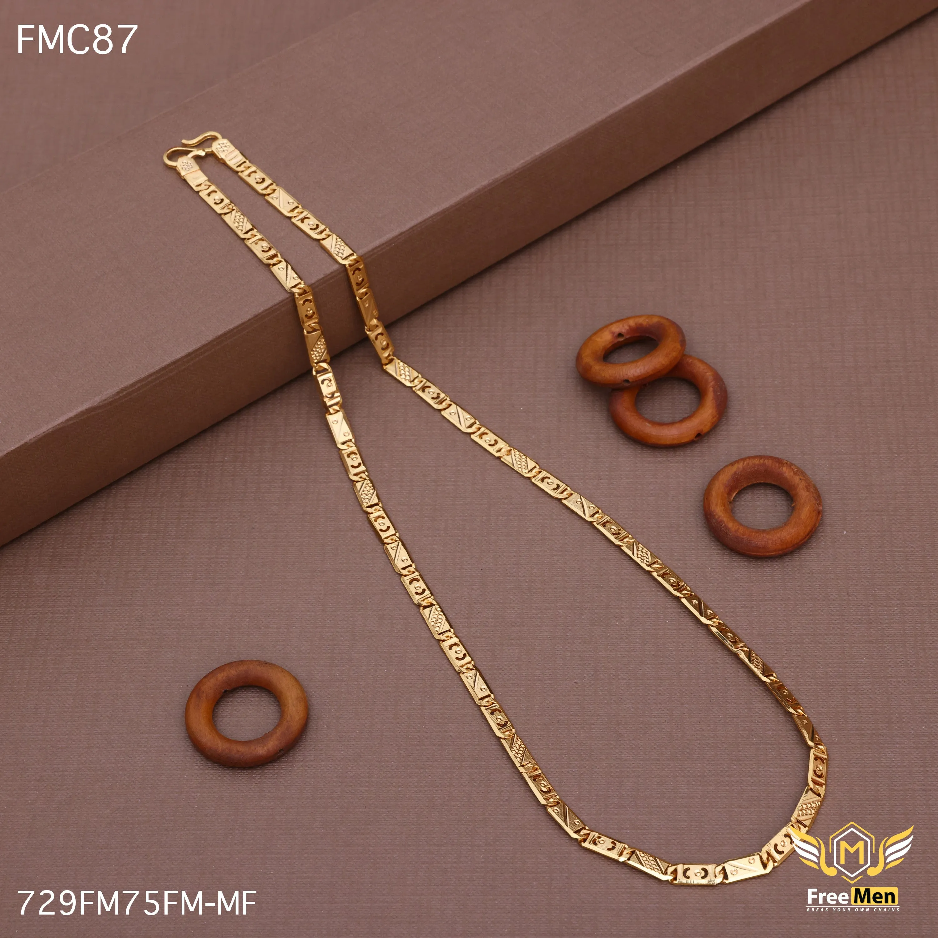 Freemen Gratifying Half OBO  Beautiful Chain for Men - FMC87