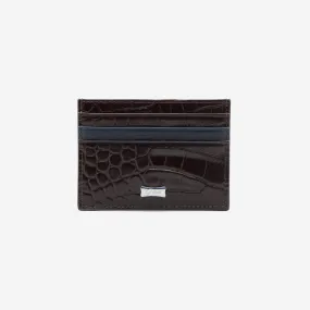 Genuine Gator Leather Slim Card Case