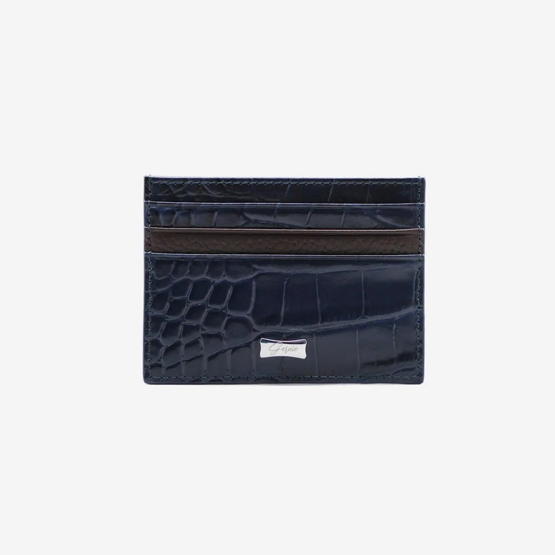 Genuine Gator Leather Slim Card Case