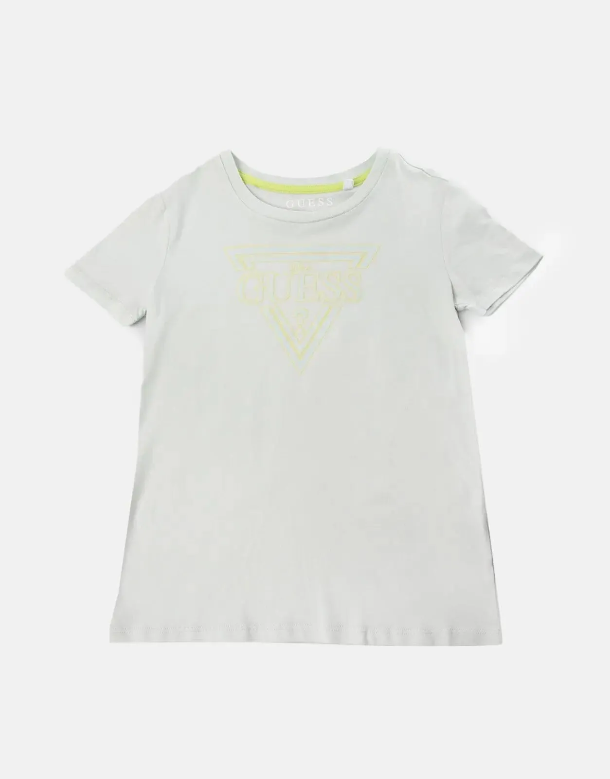 Guess Kids SS Raised Triangle Crew Grey T-Shirt