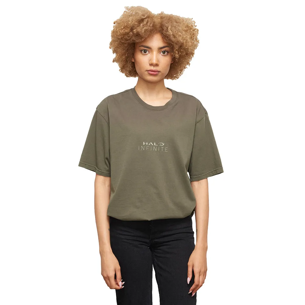 Halo Infinite Deconstructed Olive Tee