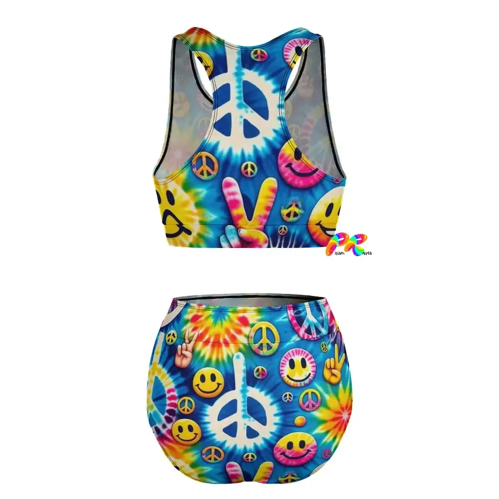 Harmony Rave Racerback High-Waist Bikini