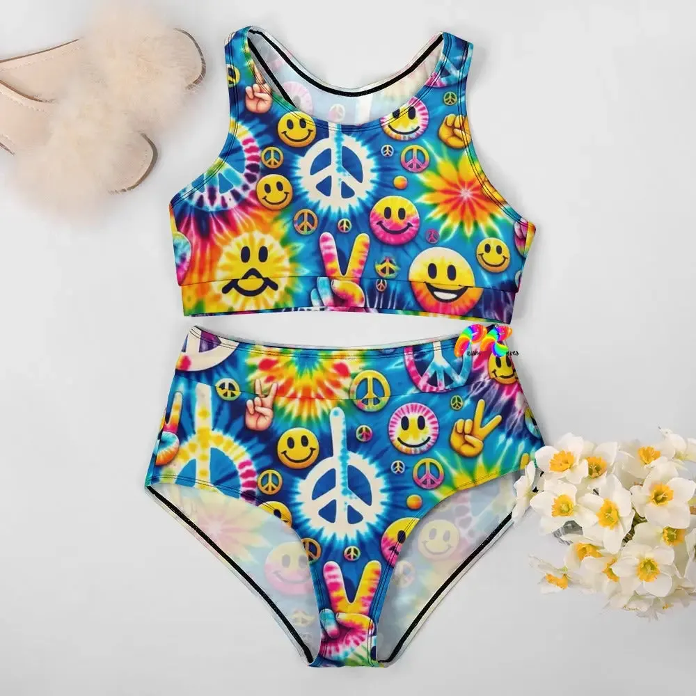 Harmony Rave Racerback High-Waist Bikini