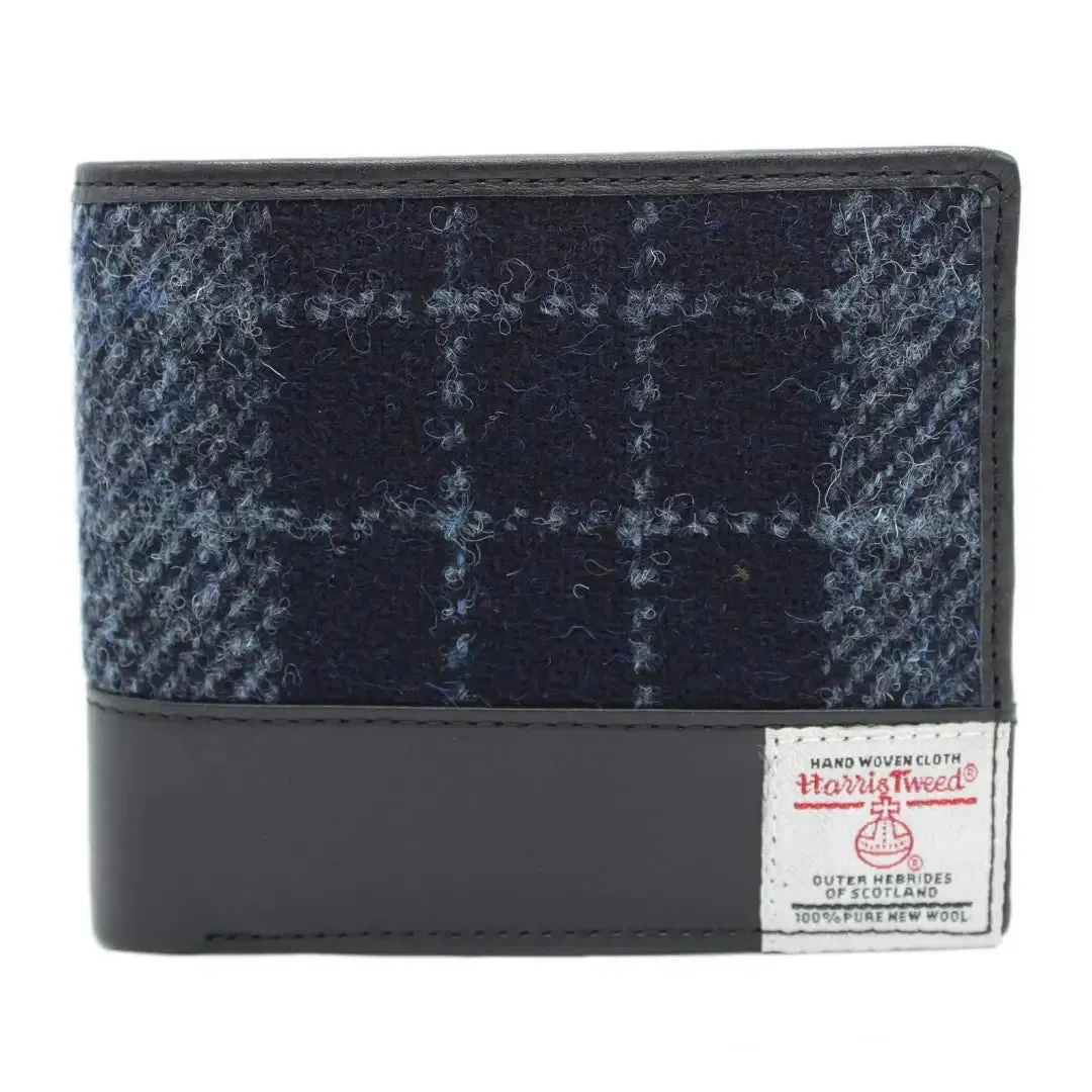 Harris Callum Harris Tweed Leather Wallet