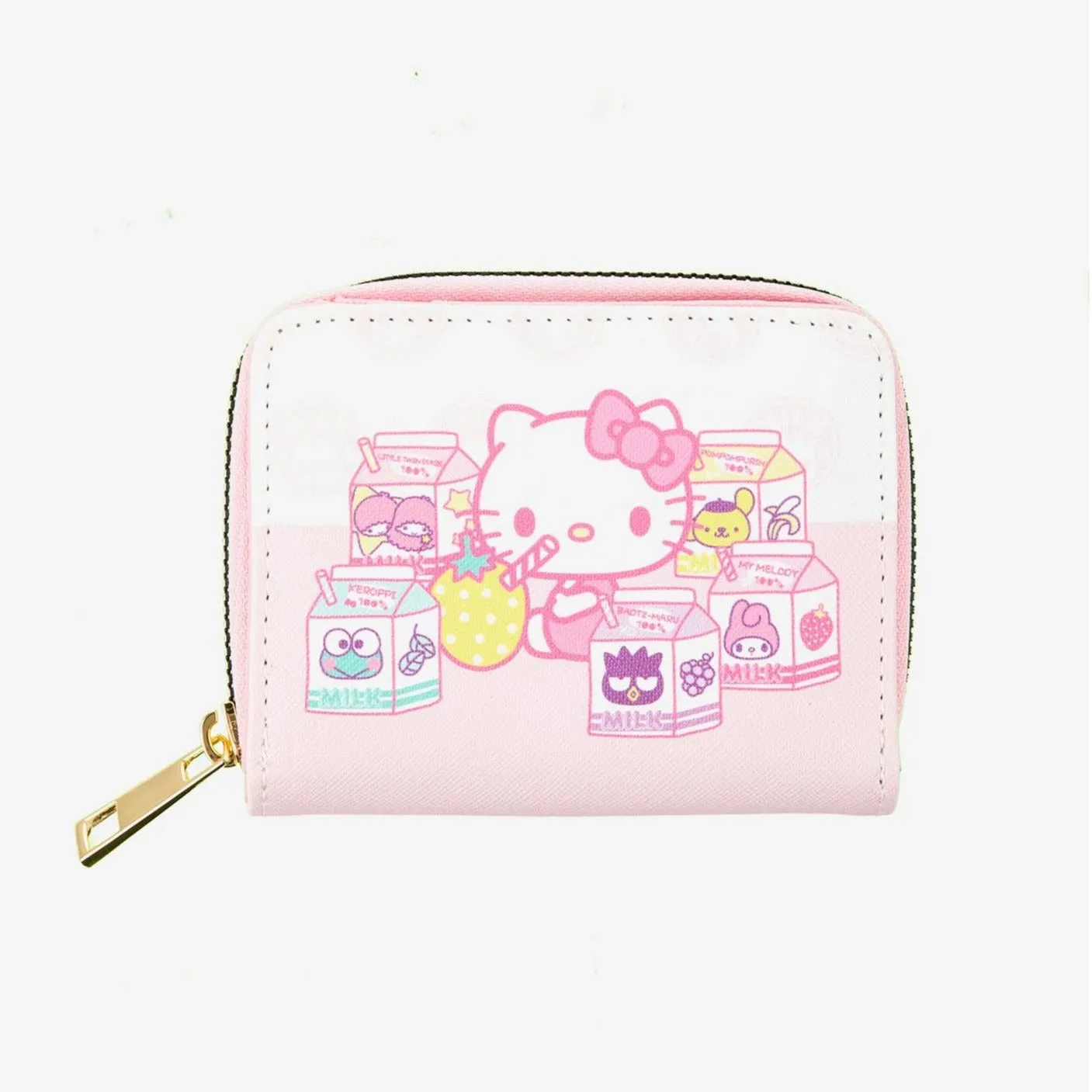 Hello Kitty And Friends Milk Cartons Compact Wallet