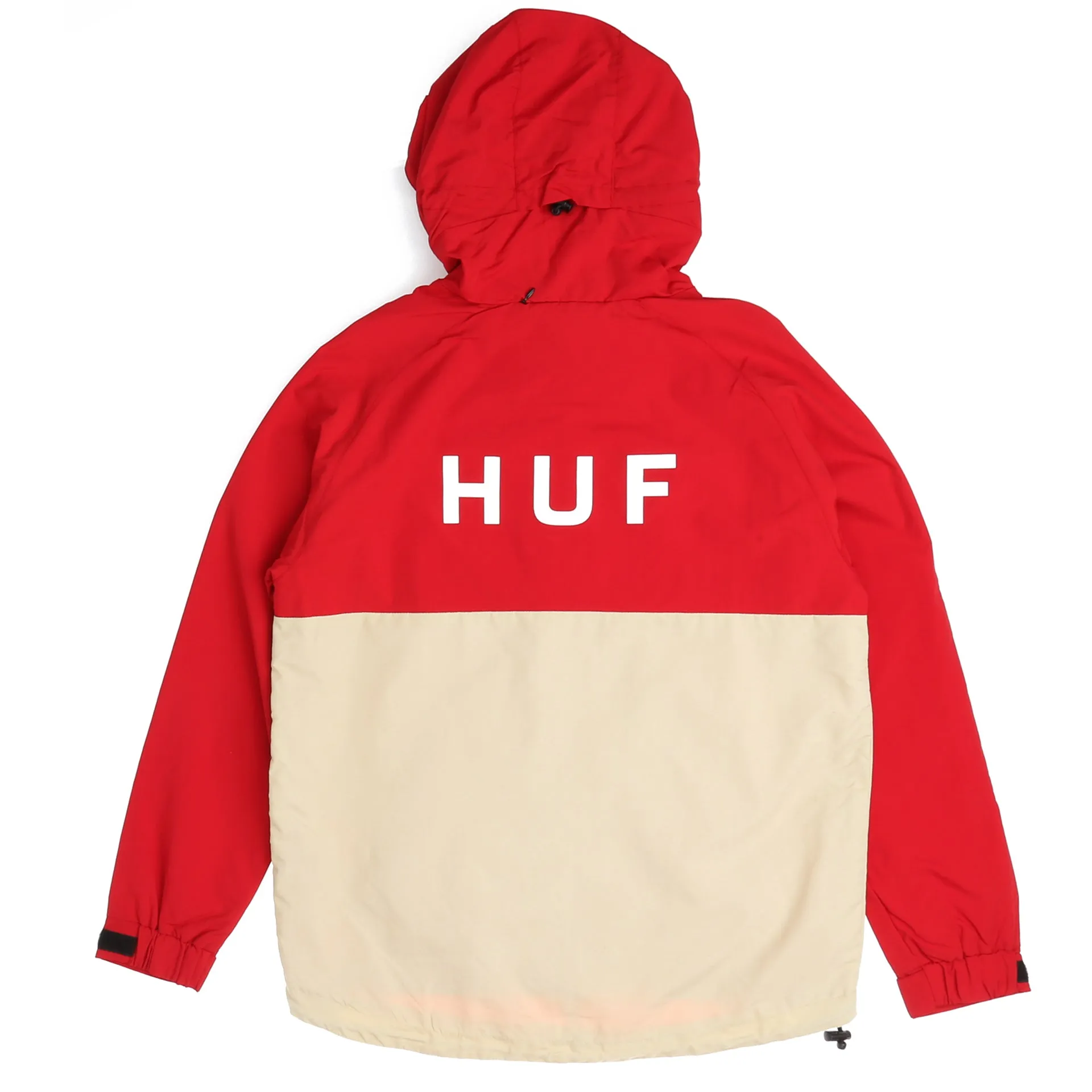 Huf Standard Shell Jacket - Red/ Tan