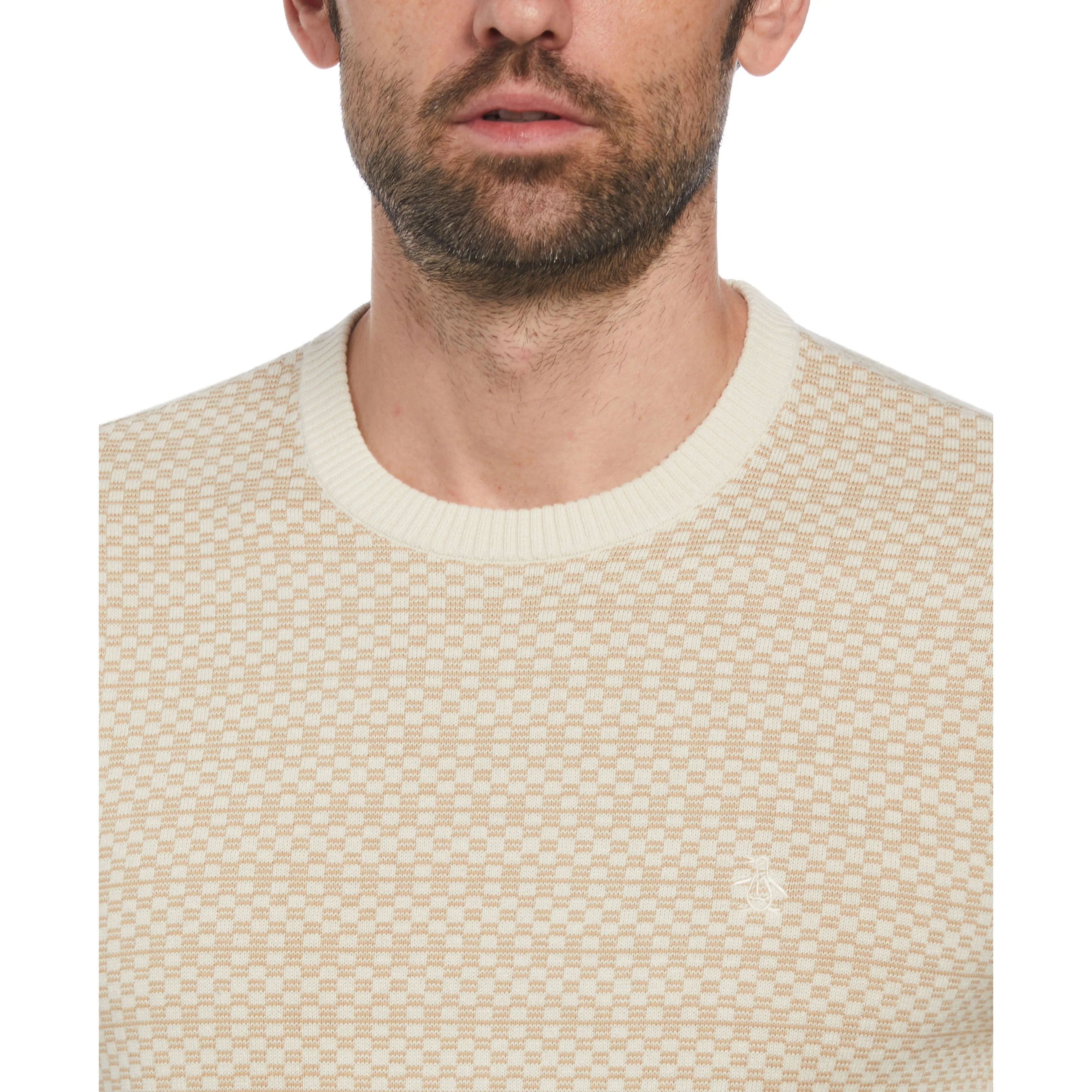 Jacquard Check Sweater