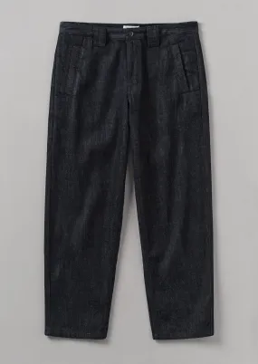 Japanese Cotton Denim Trousers | Indigo