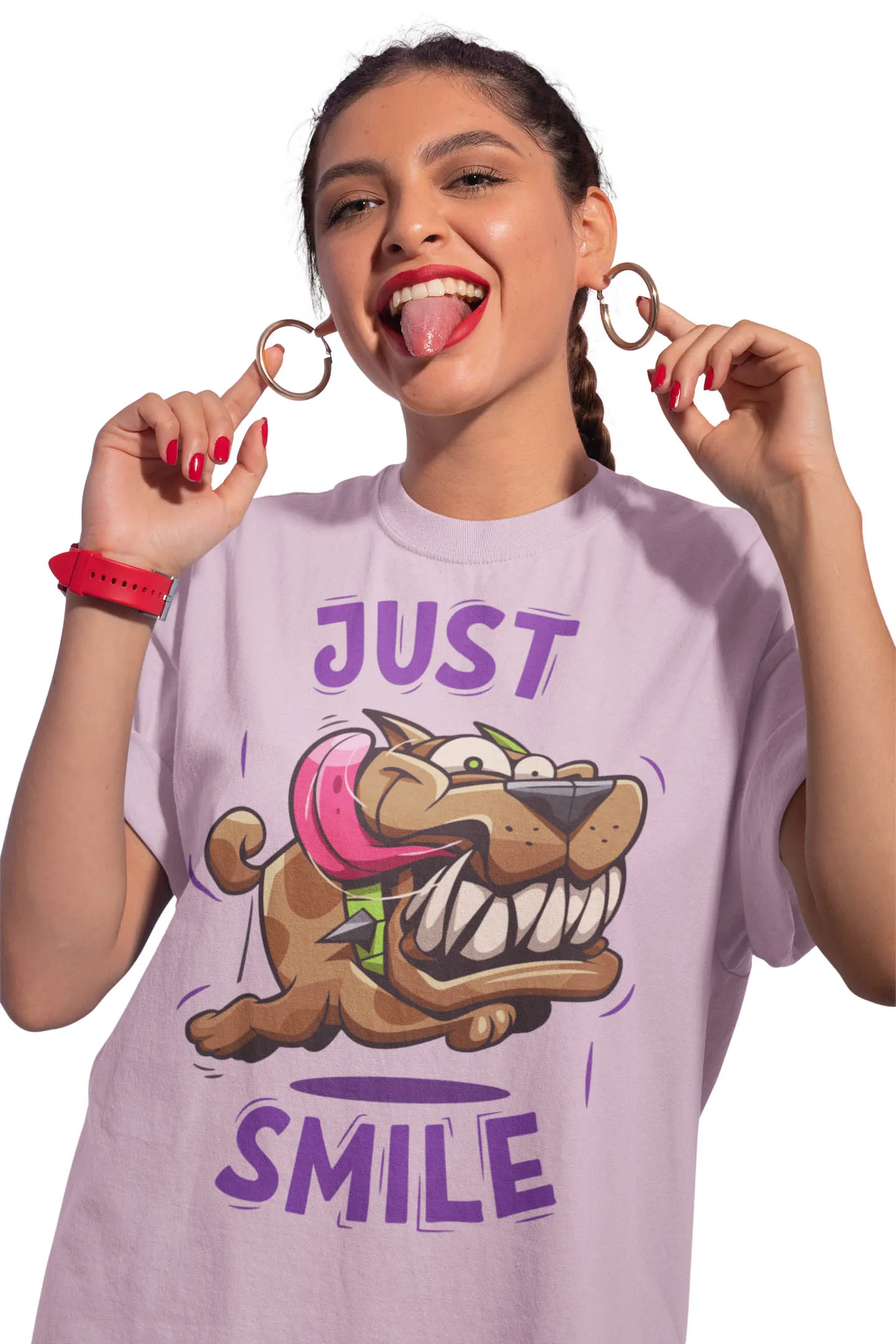 Just Smile Oversized T-shirt