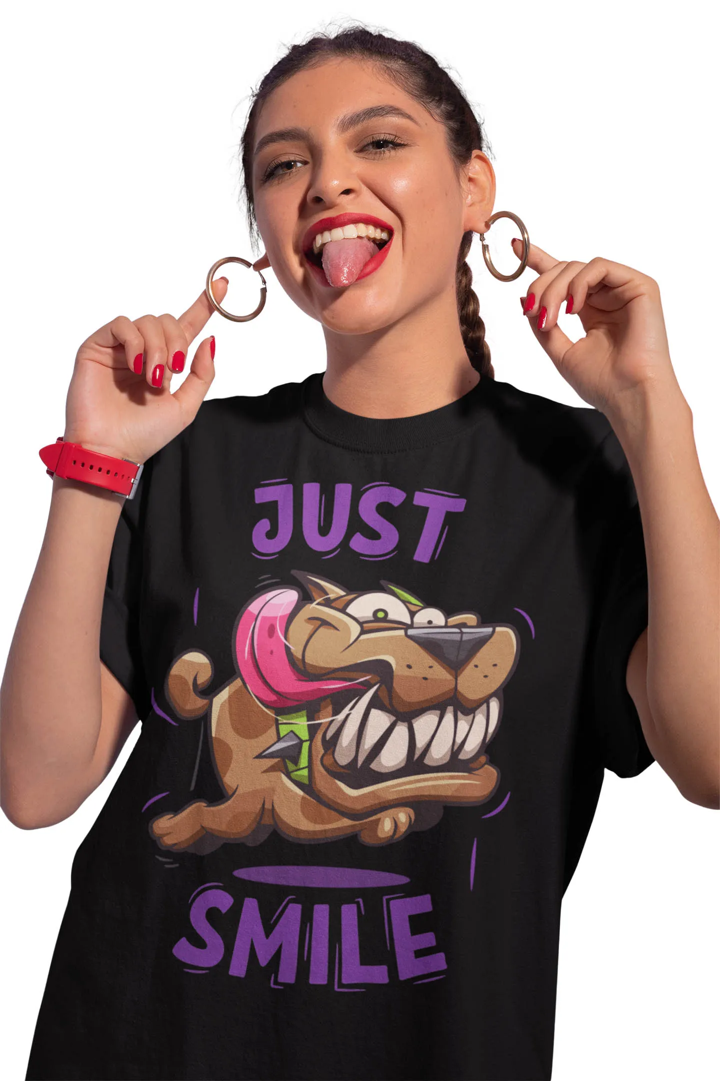 Just Smile Oversized T-shirt