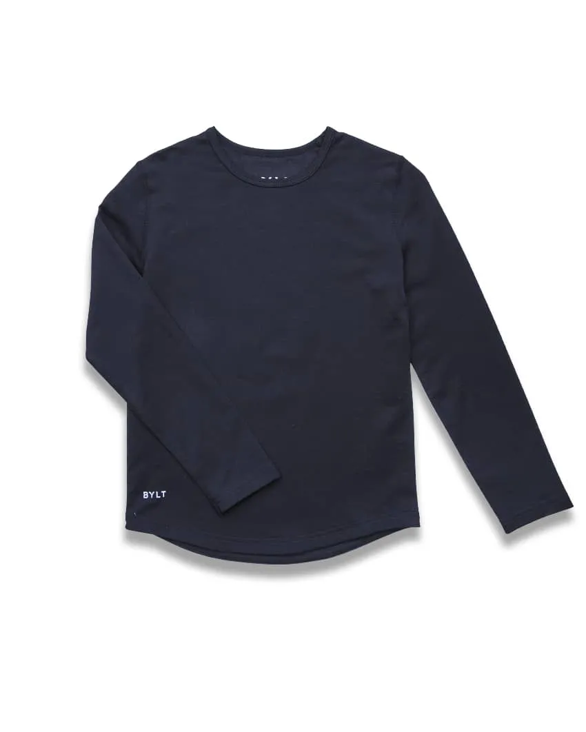 Kid's Drop-Cut Long Sleeve: LUX