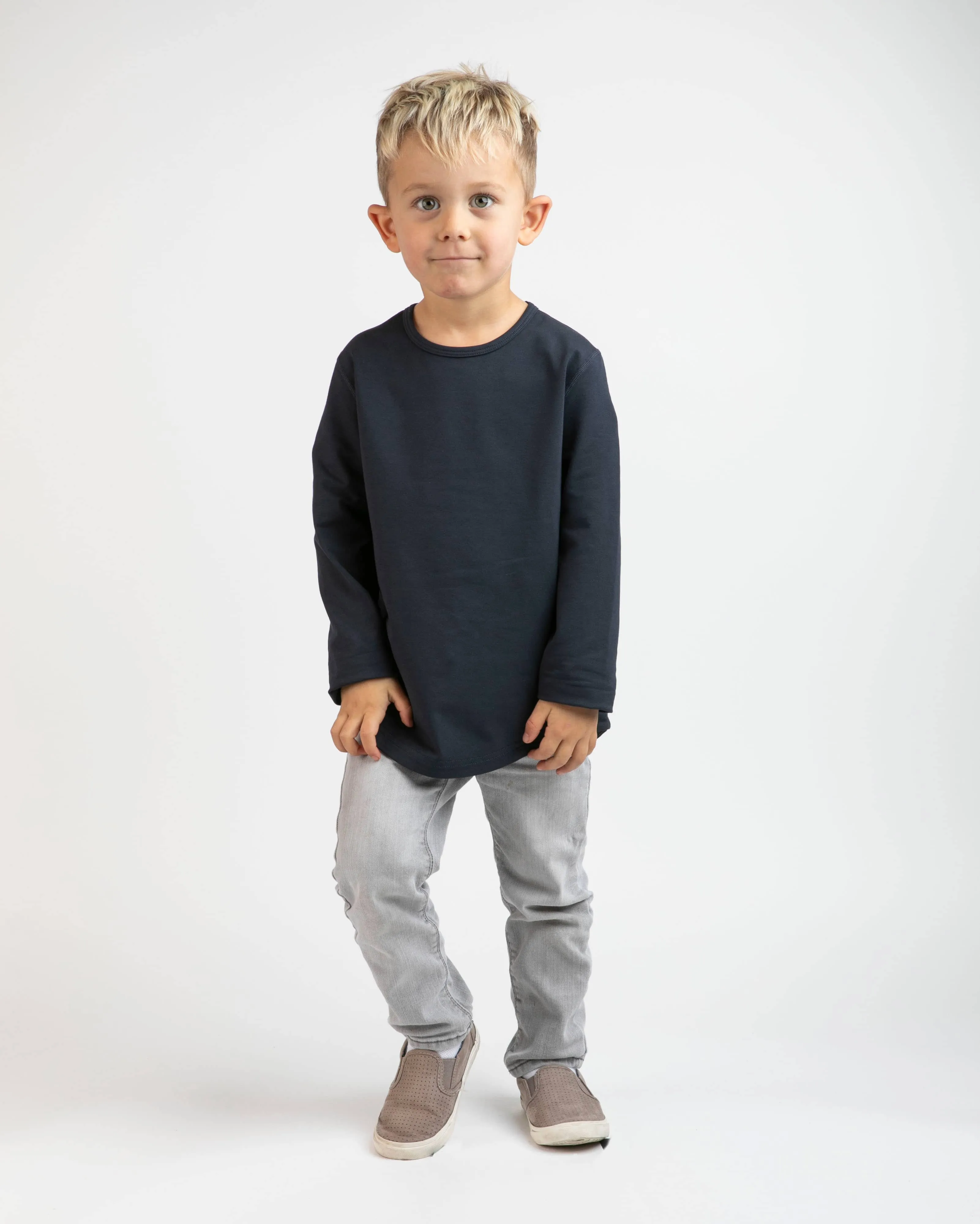 Kid's Drop-Cut Long Sleeve: LUX