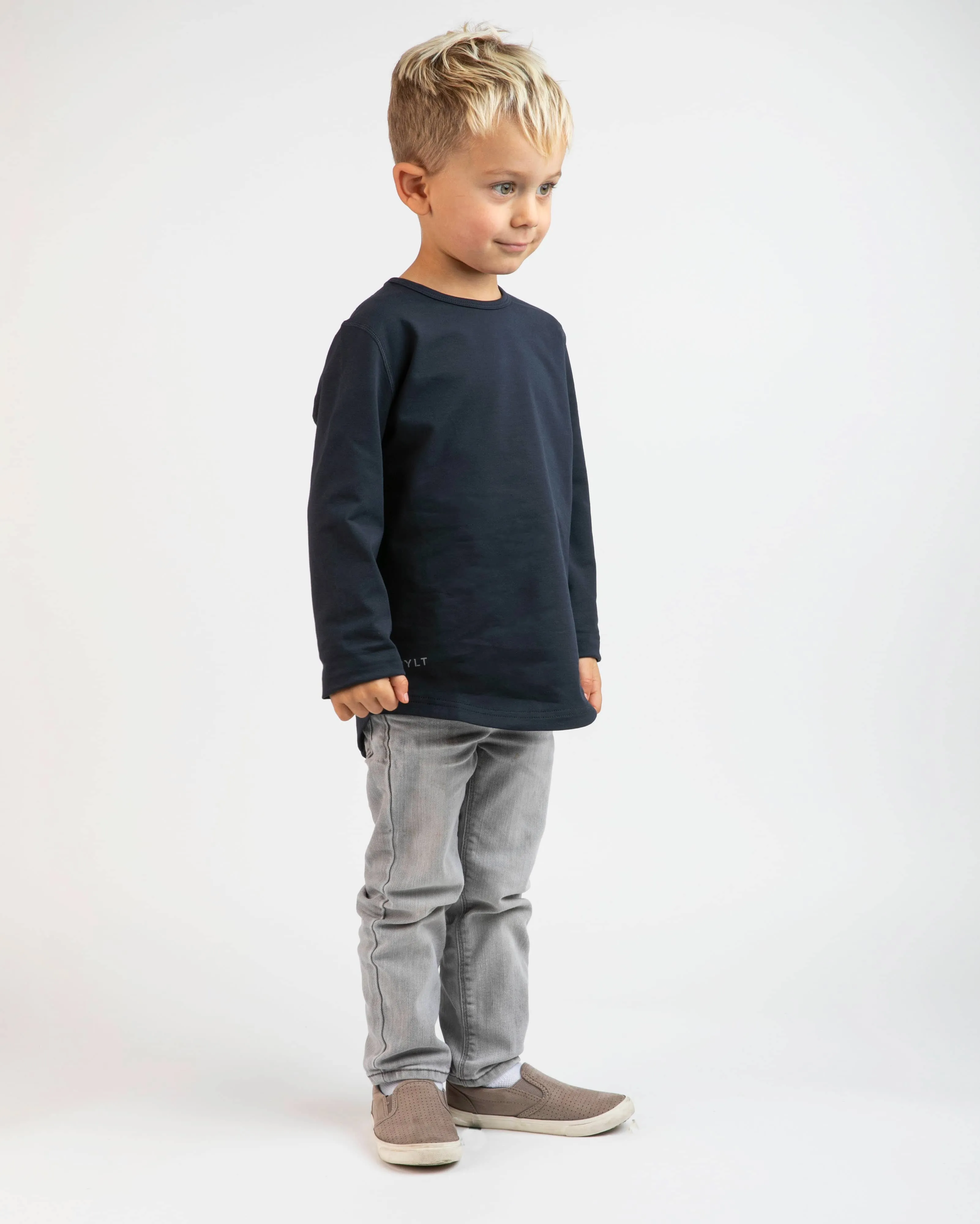 Kid's Drop-Cut Long Sleeve: LUX