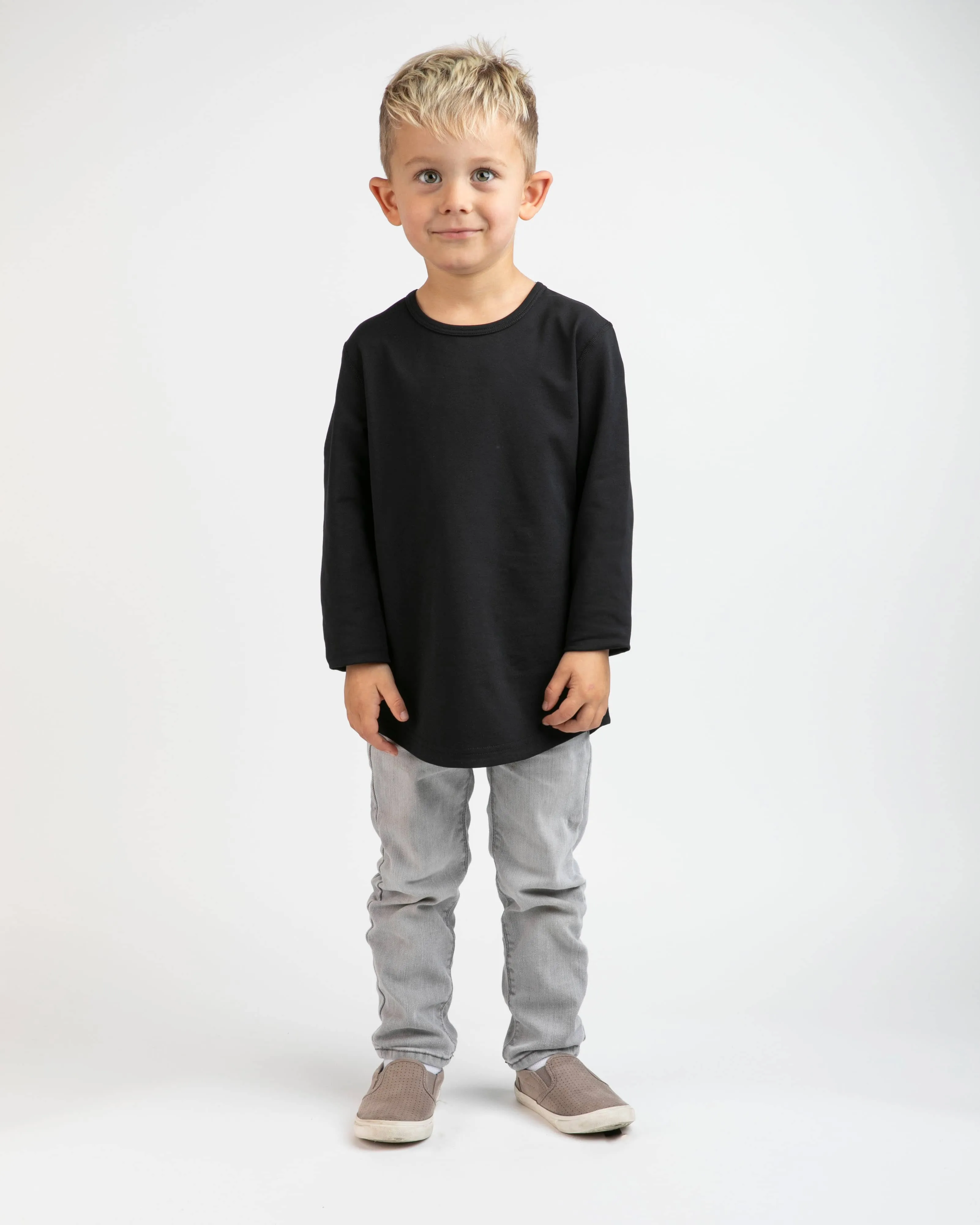 Kid's Drop-Cut Long Sleeve: LUX