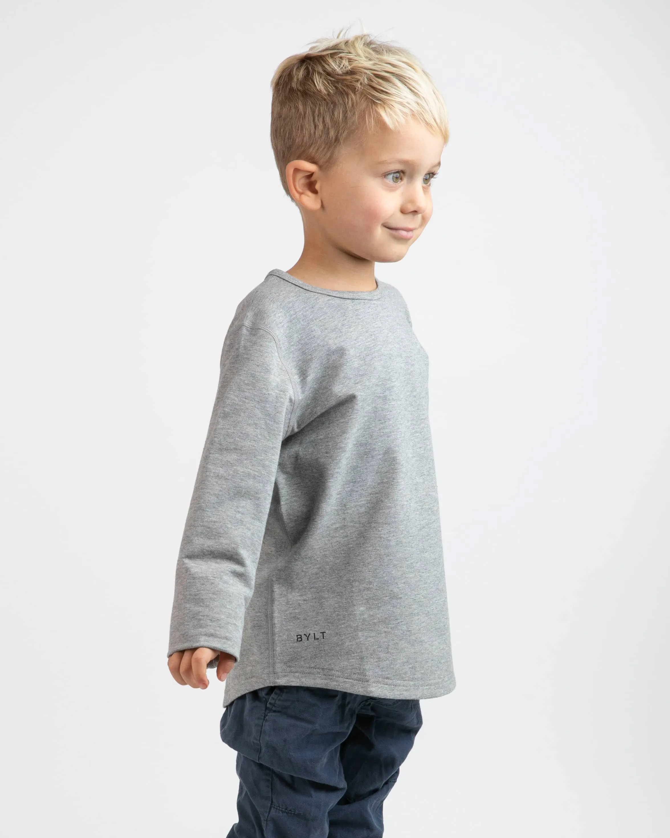 Kid's Drop-Cut Long Sleeve: LUX