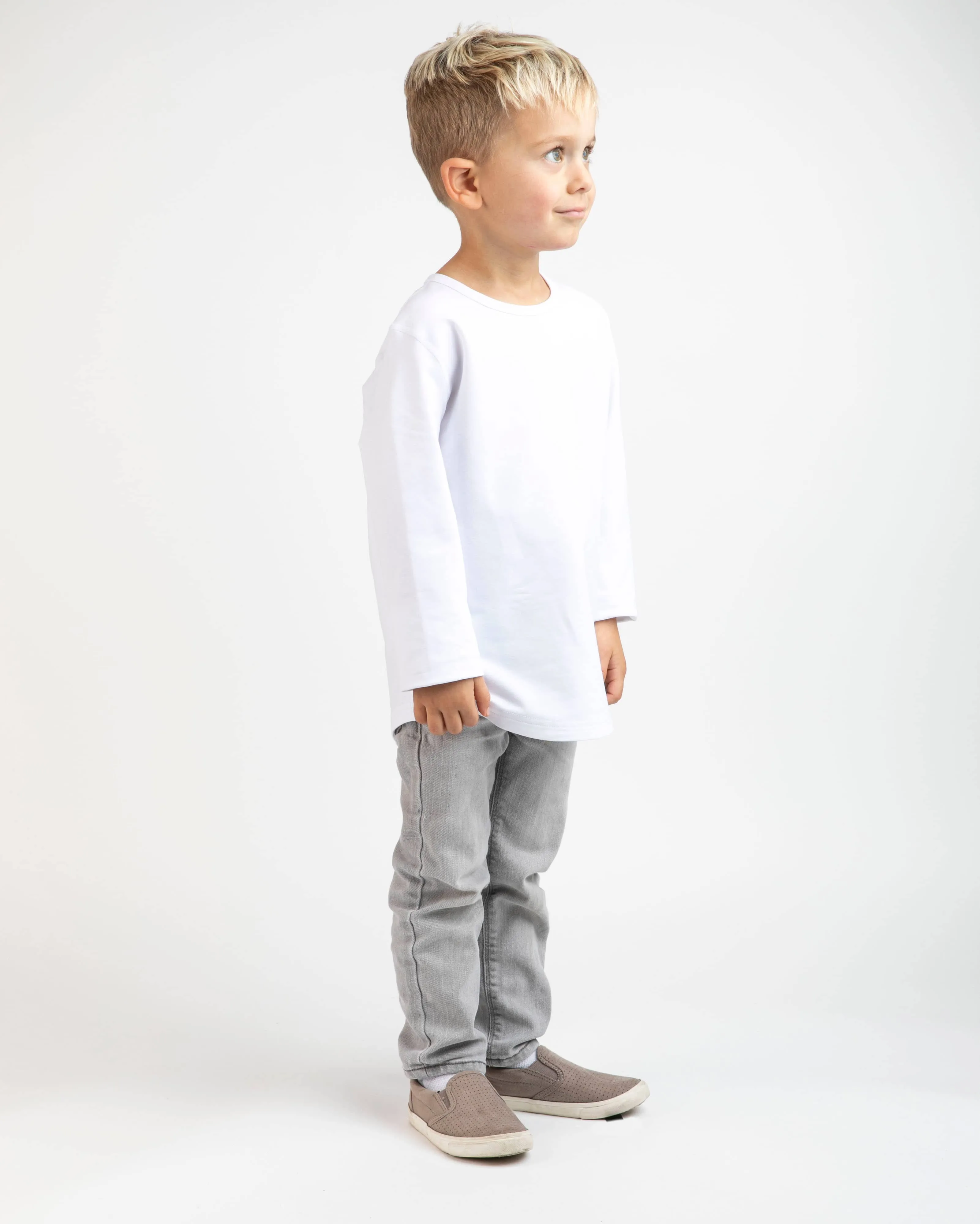 Kid's Drop-Cut Long Sleeve: LUX