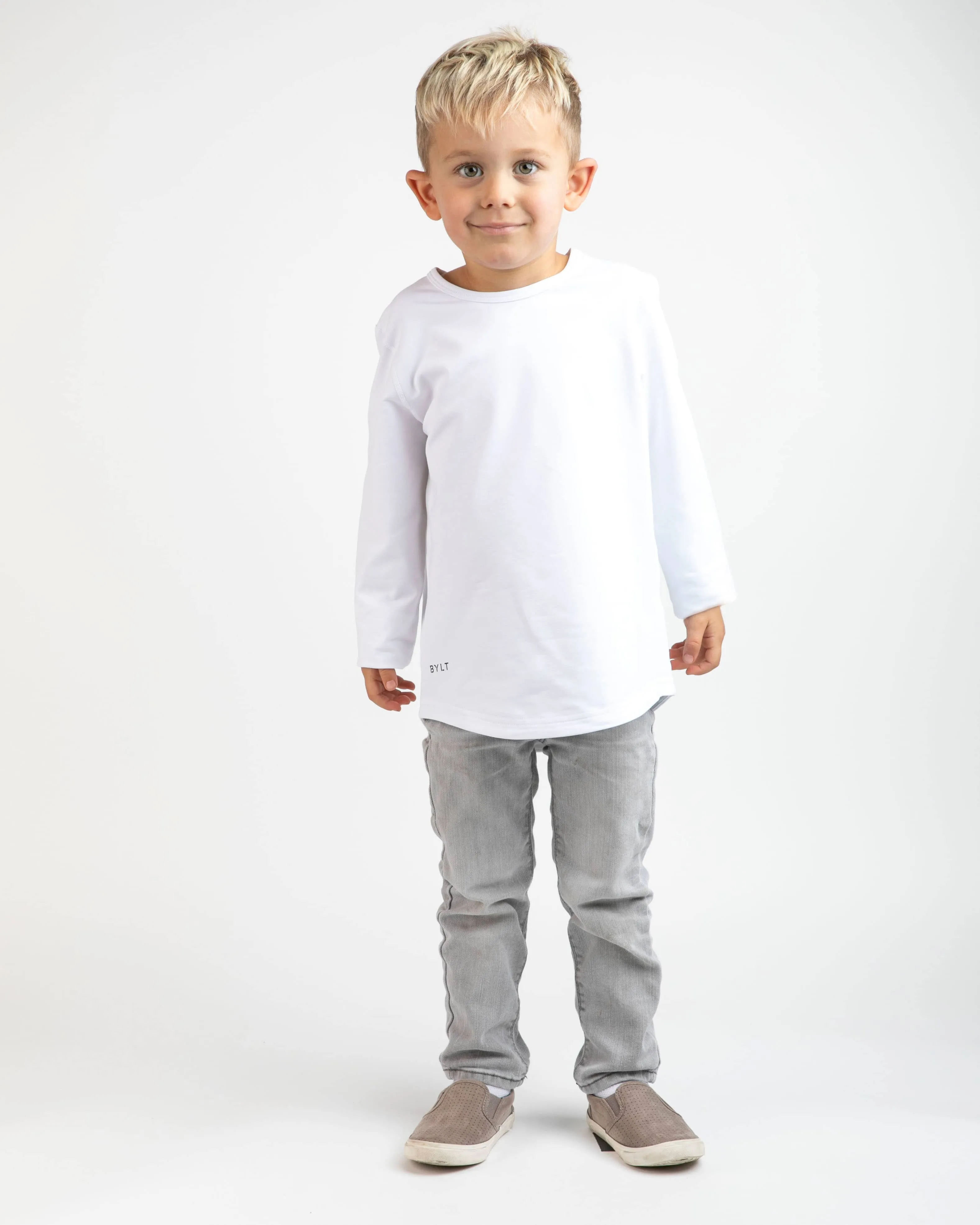 Kid's Drop-Cut Long Sleeve: LUX