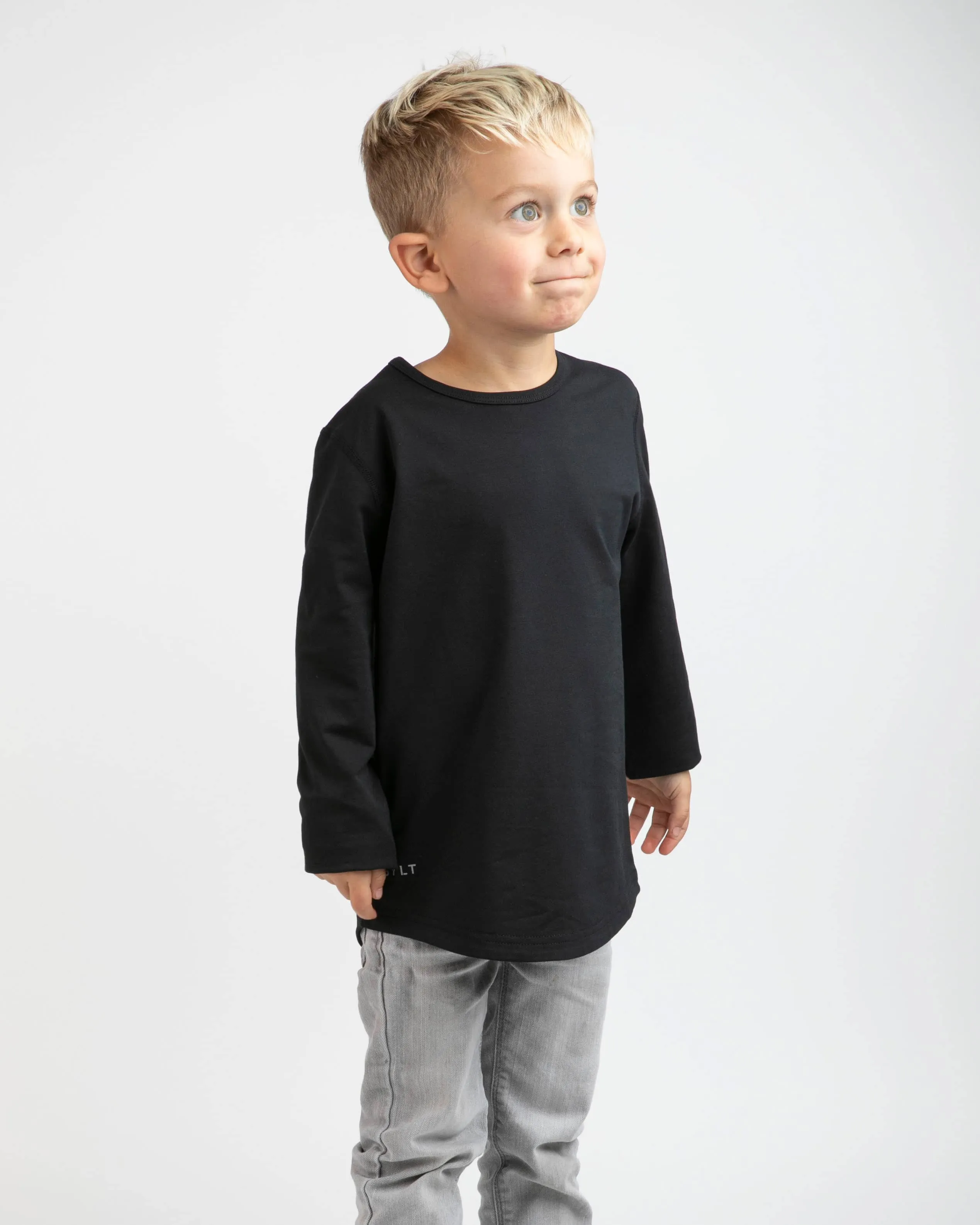 Kid's Drop-Cut Long Sleeve: LUX