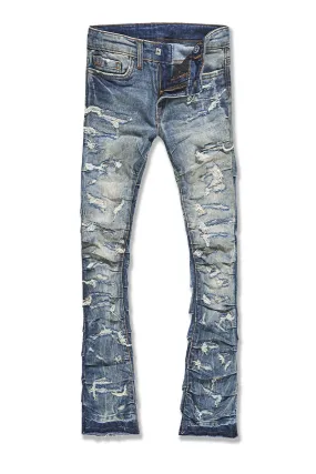 Kids Stacked Ripple Effect Denim (Desert Storm)