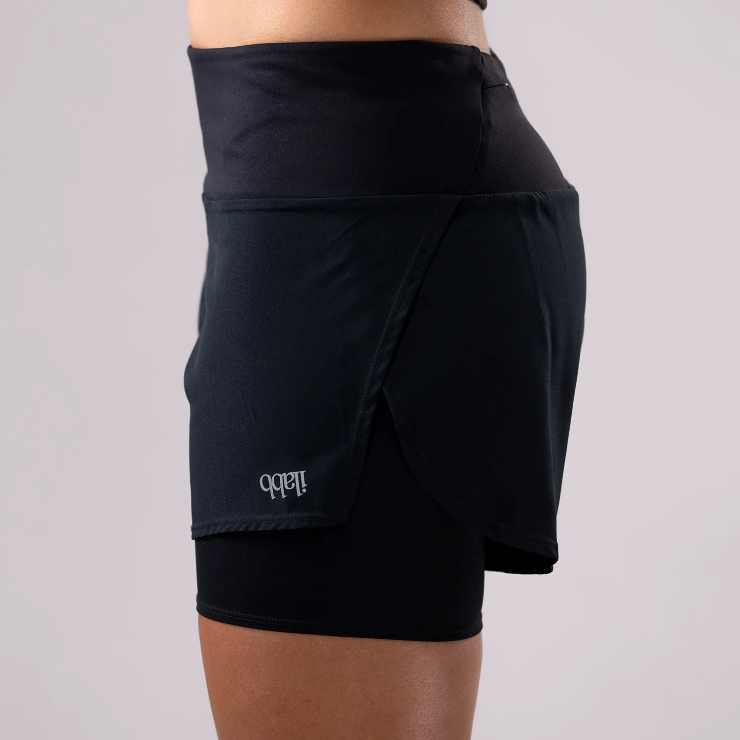 Labb Tech Short 4" - Women's BLACK