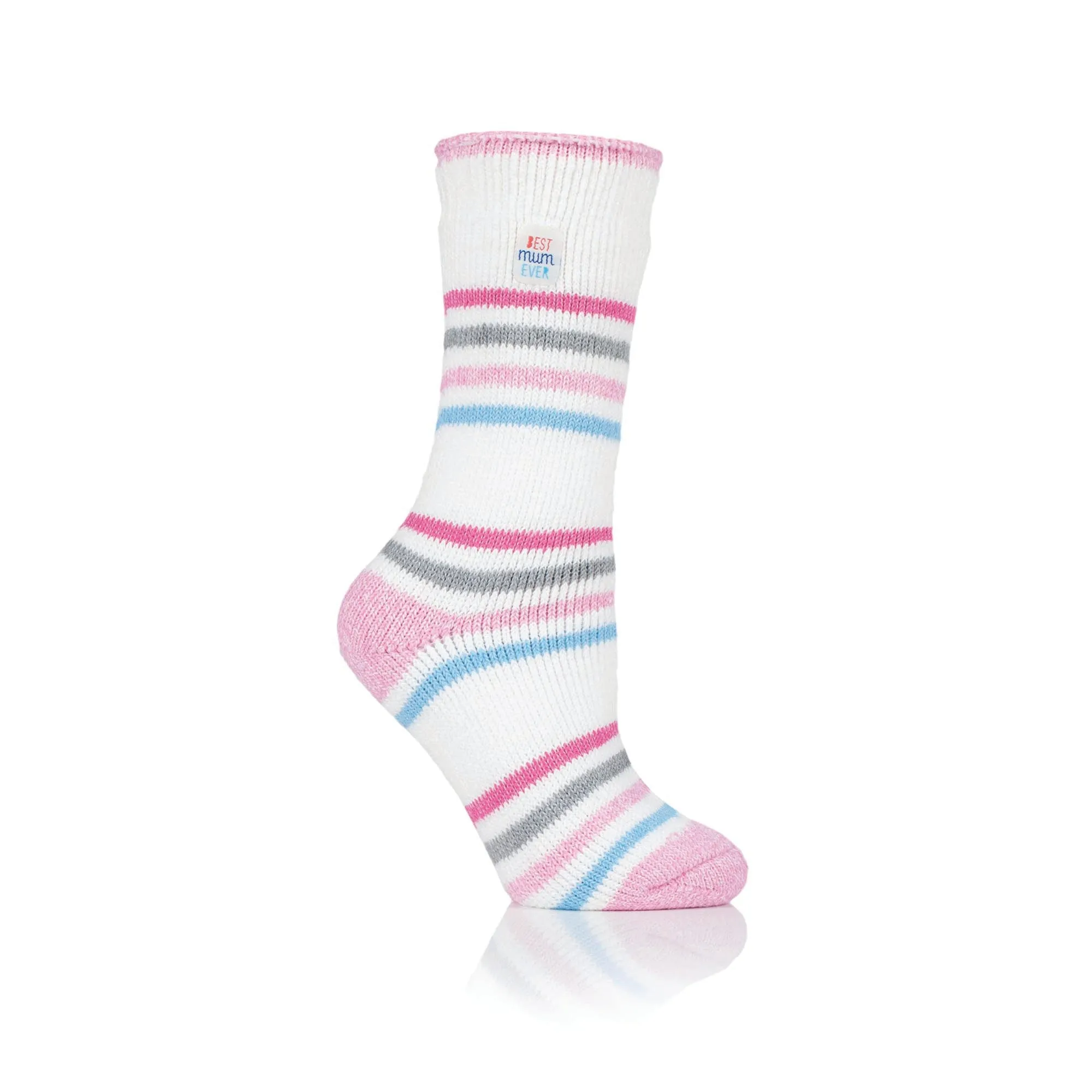 Ladies Original Warm Wishes Gift Boxed Socks - "Best Mum Ever"