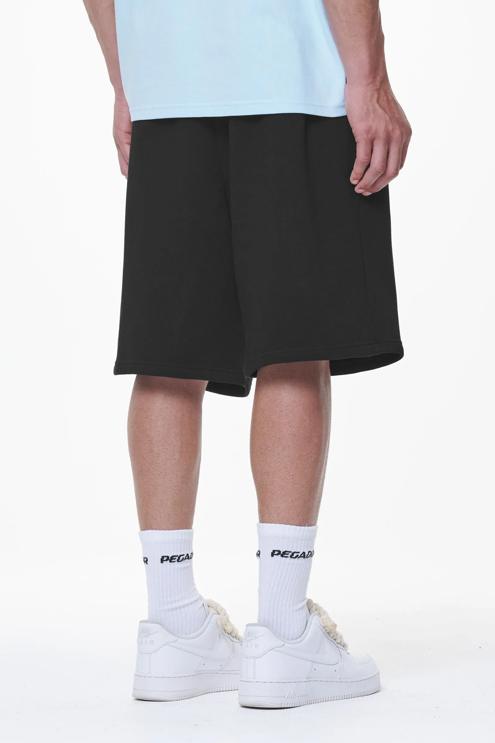 Logo Heavy Sweat Shorts Black Gum