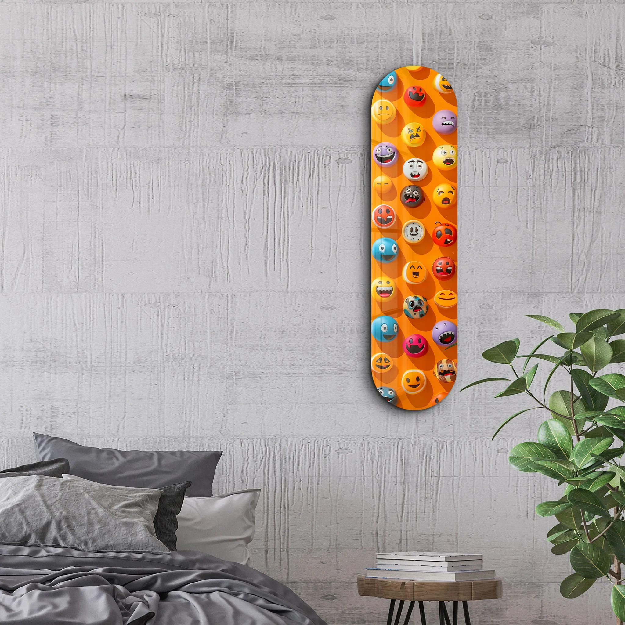 Lots of Smileys 1 | Glass Wall Art