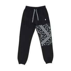 Marcelo Burlon Bandana Print Black Joggers