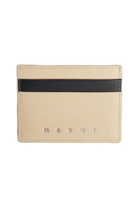 Marni Saffiano CC Holder 'Talc/Night Blue'