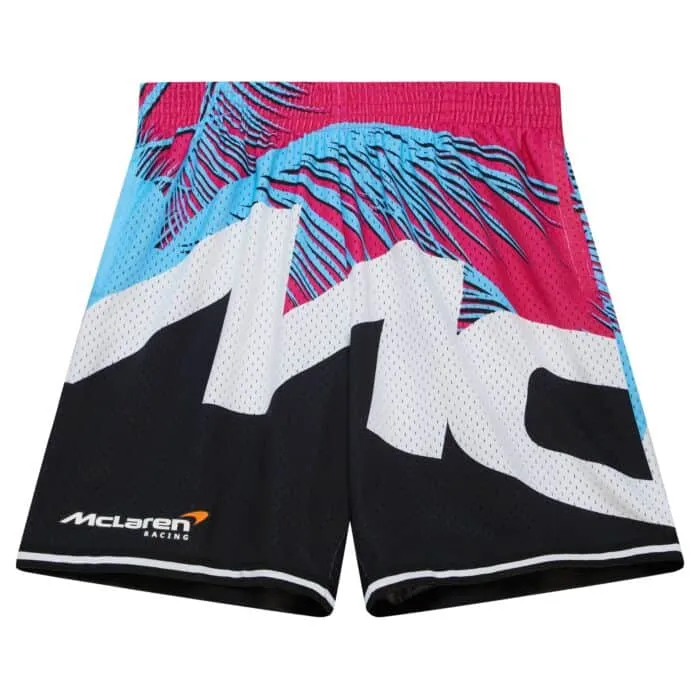 McLaren Racing F1 Special Edition Miami GP Mitchell & Ness Mesh Shorts