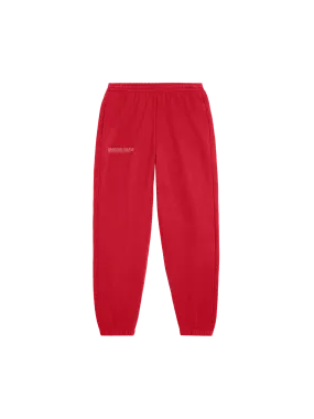 Mens Archive 365 Heavyweight Track Pants—opera red