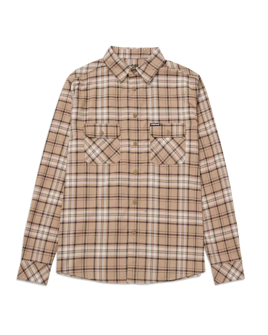 Men's Plaid Long Sleeve Work Shirt