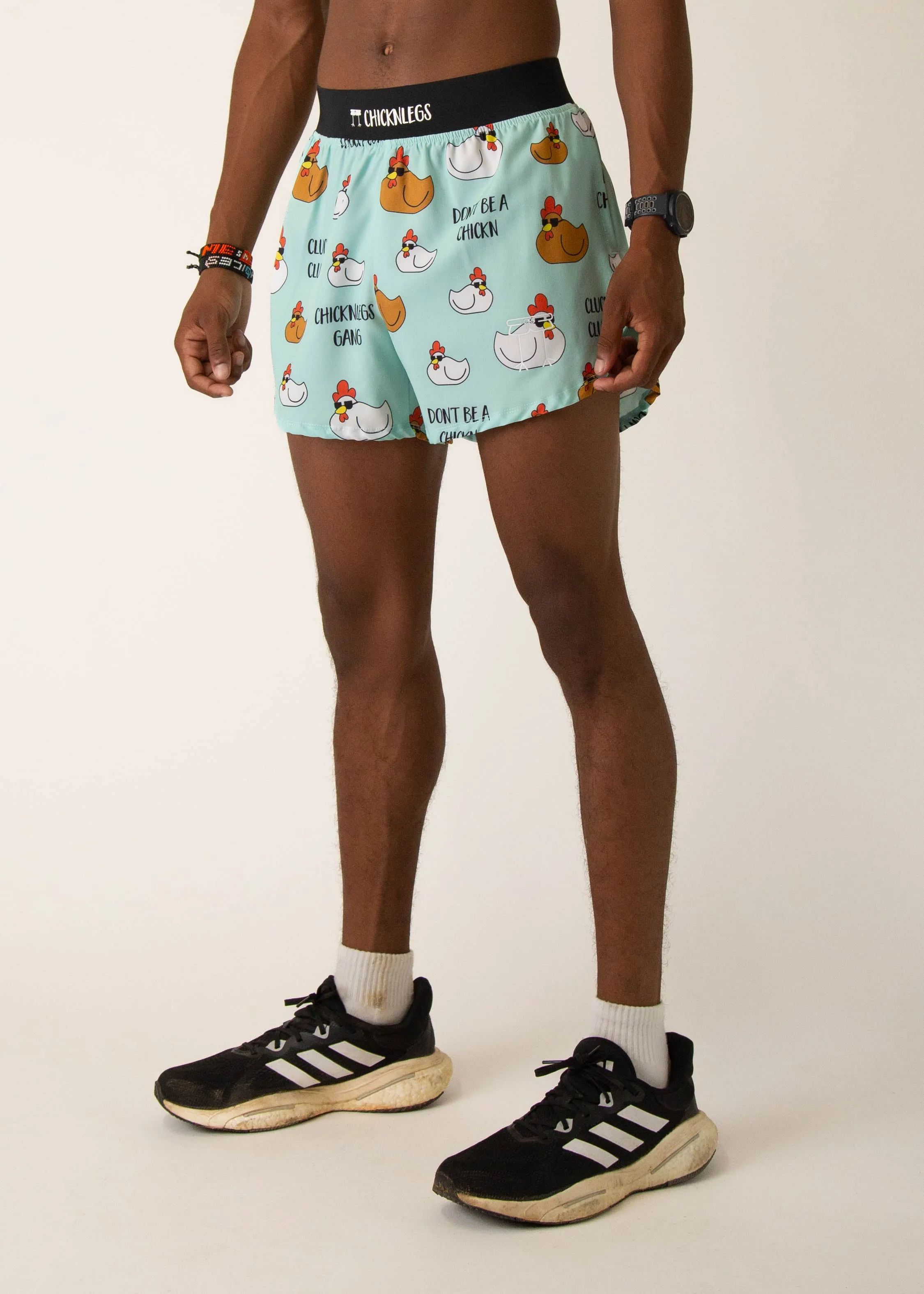 Men's Swaggy Chickns 4" Half Split Shorts