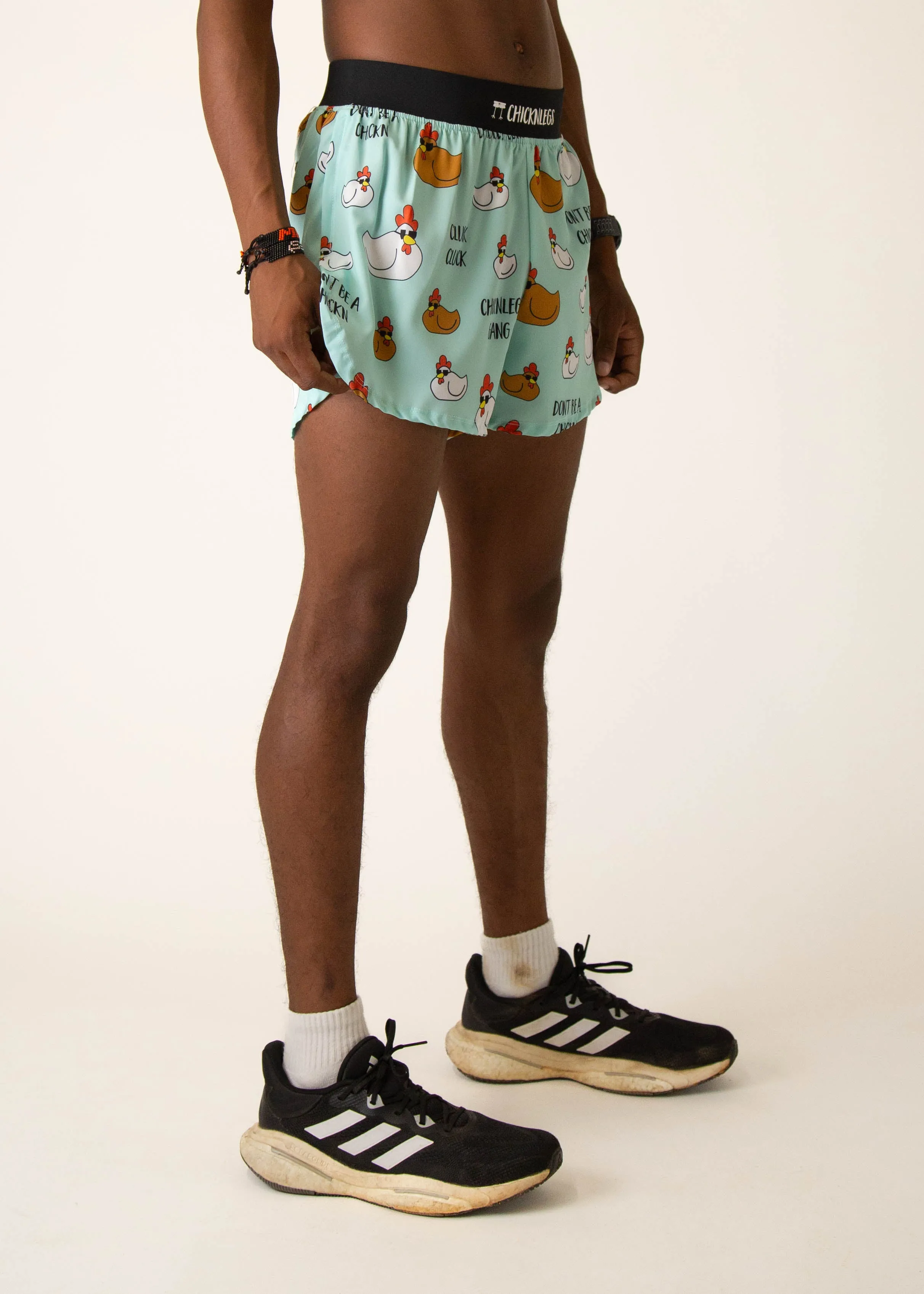 Men's Swaggy Chickns 4" Half Split Shorts