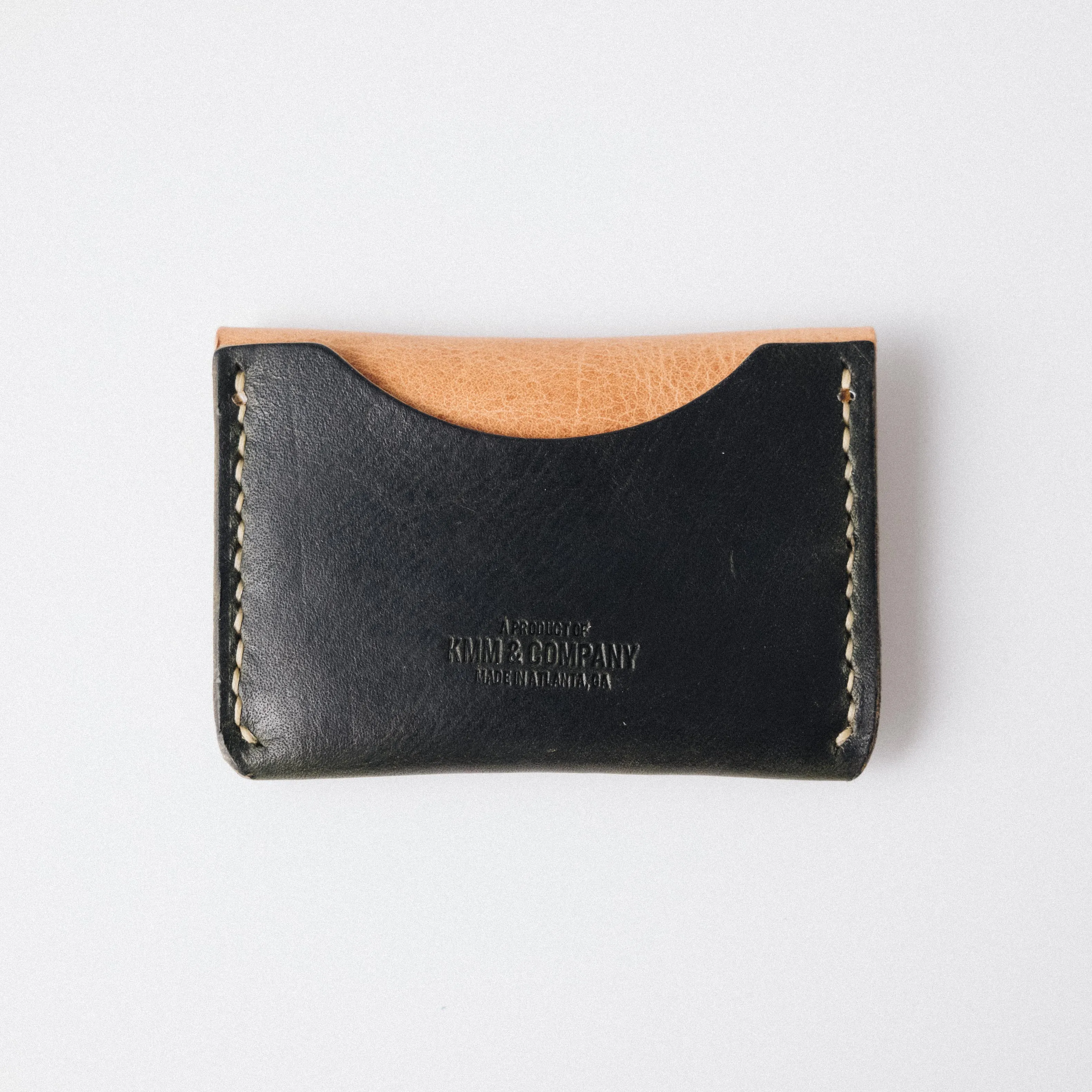 Natural/Green Dublin Flap Wallet