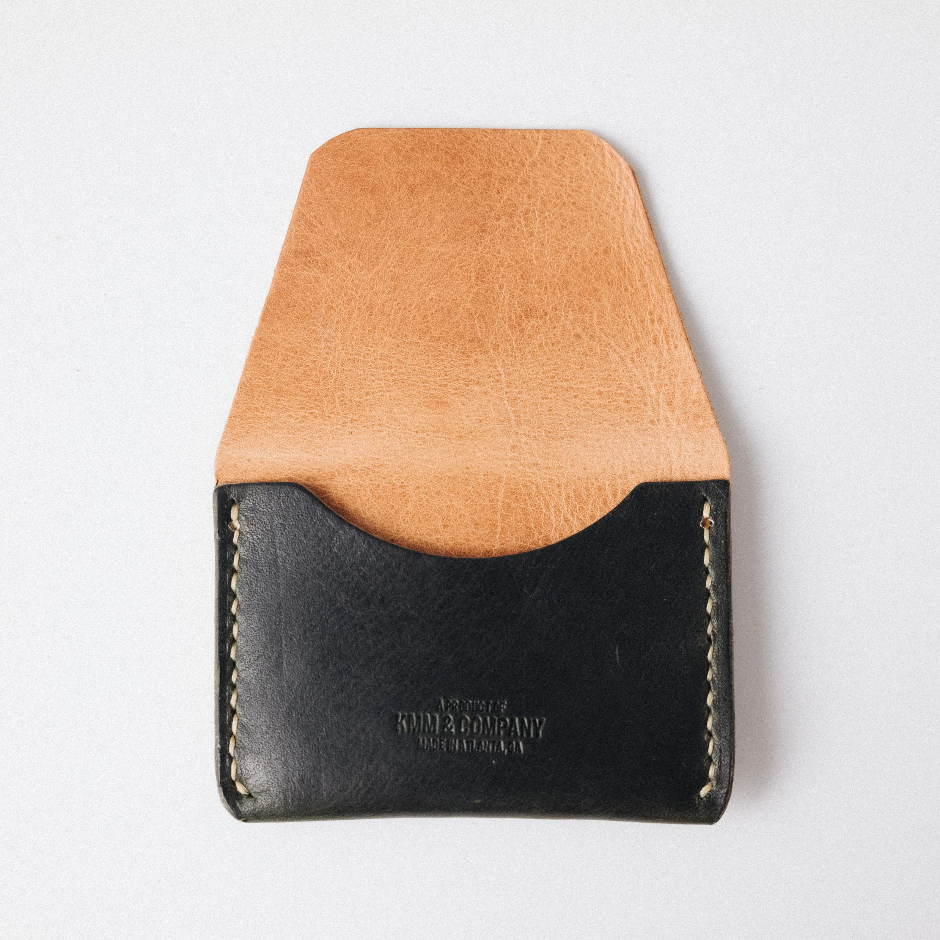 Natural/Green Dublin Flap Wallet