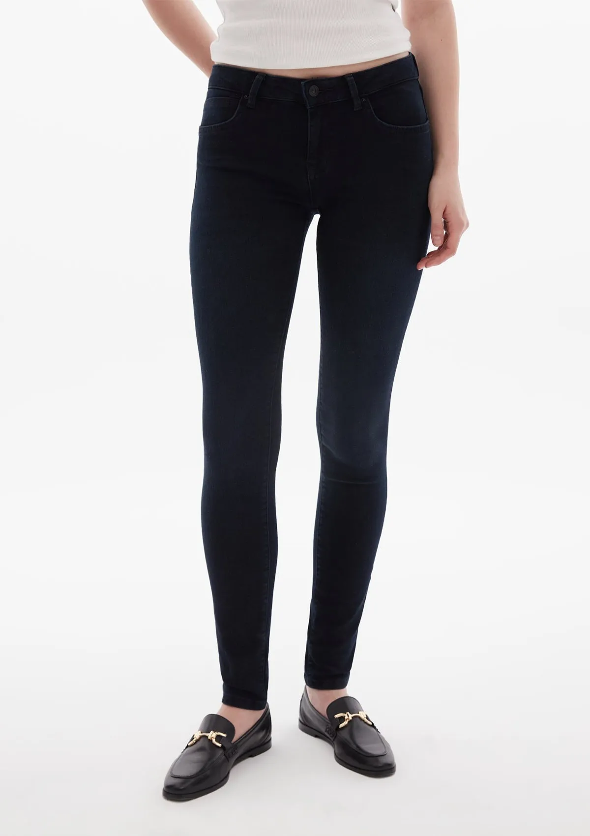 Nicole Parvin Mid Rise Skinny Jean