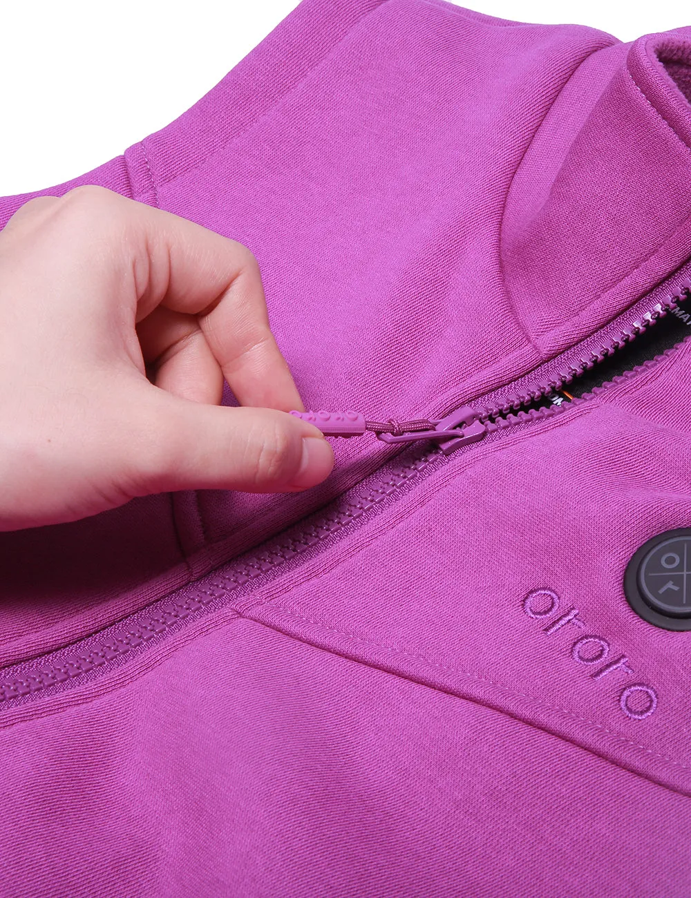 (Open-Box) Women's Heated Fleece Vest with B19G Battery - Purple