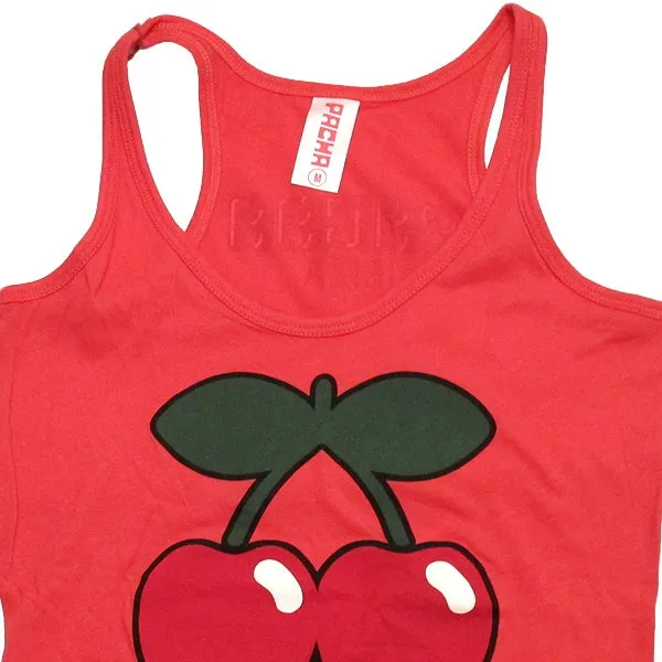 Pacha Basic Cherry Logo Red Women's Vest