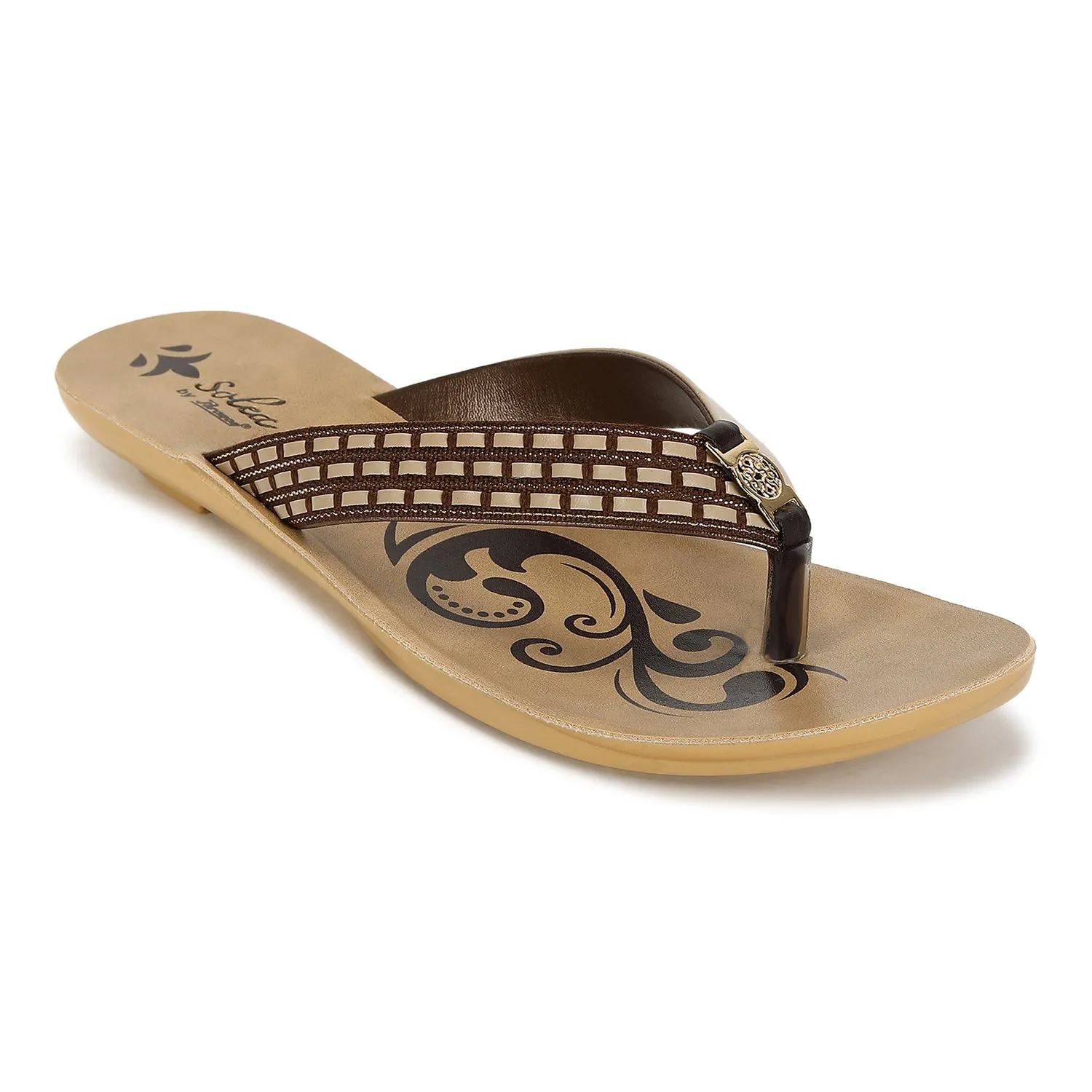 Paragon  PUK7007L Women Sandals | Casual & Formal Sandals | Stylish, Comfortable & Durable | For Daily & Occasion Wear